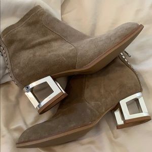 Suede booties